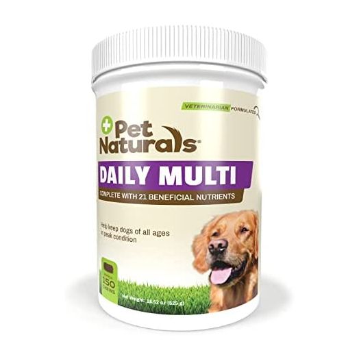 Pet Naturals Daily Multivitamin for Dogs - Yummy Chews with Amino Acids, and Antioxidants - Supports Energy, Metabolic Function and Pet Wellness