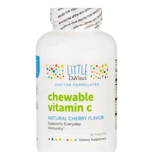 Little DaVinci Chewable Vitamin C, Natural Cherry Flavor - 90 Tablets