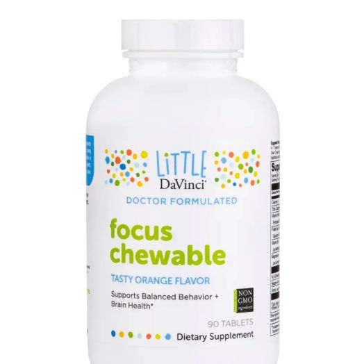 Little DaVinci Focus Chewable, Orange Flavor - 90 Tablets