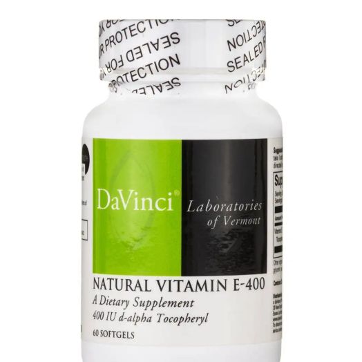 DaVinci Labs Natural Vitamin E-400 - 60 Softgels