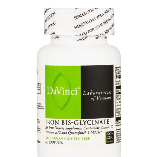 DaVinci Labs Iron Bis-Glycinate - 60 Capsules