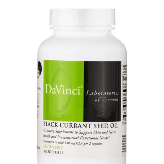 DaVinci Labs Black Currant Seed Oil - 180 Softgels