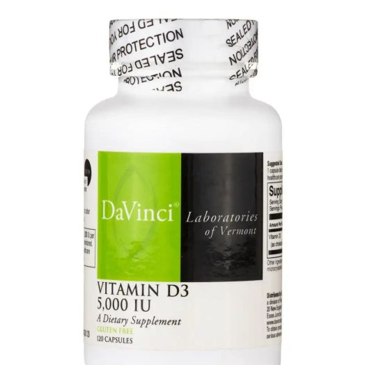 DaVinci Labs Vitamin D3 5,000 IU - 120 Capsules