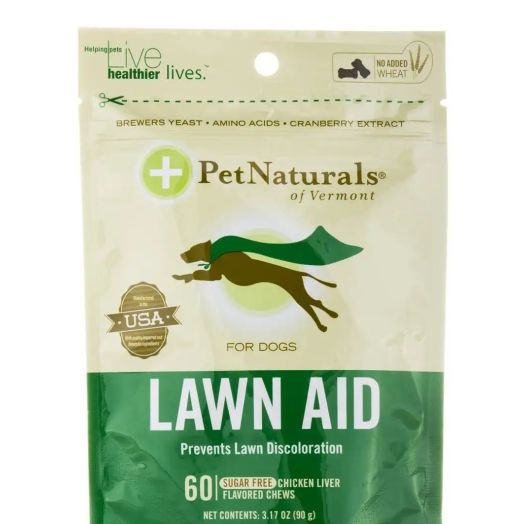 Pet Naturals Lawn Aid For Dogs, Yummy Chicken Flavor, 60 Chews - Balance Urine PH To Protect And Maintain Green Grass - Supports Healthy Bladder And Urinary Tract