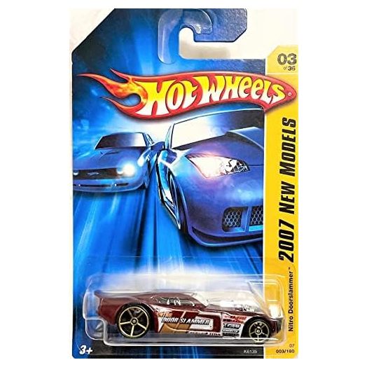 Hot Wheels 2007 New Models #3 Nitro Doorslammer #2007-03 Collectible Collector Car Mattel 1:64 Scale
