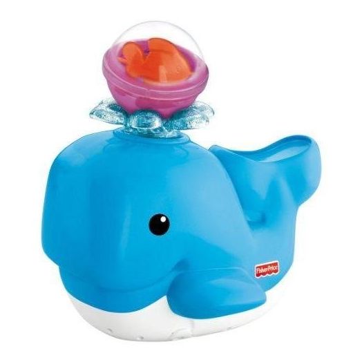 Fisher-Price Brilliant Basics Spray 'n Lights Bath Whale