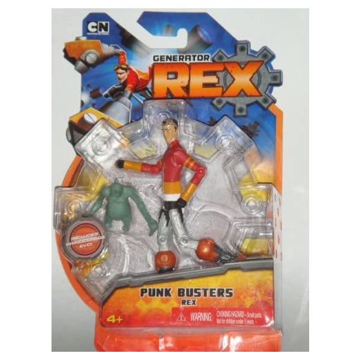 Mattel Generator Rex Action Figure Punk Busters Rex