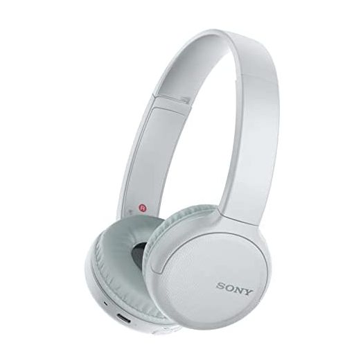 Sony Wireless Headphones WH-CH510: Wireless Bluetooth On-Ear Headset with Mic for Phone-Call, White (Amazon Exclusive)