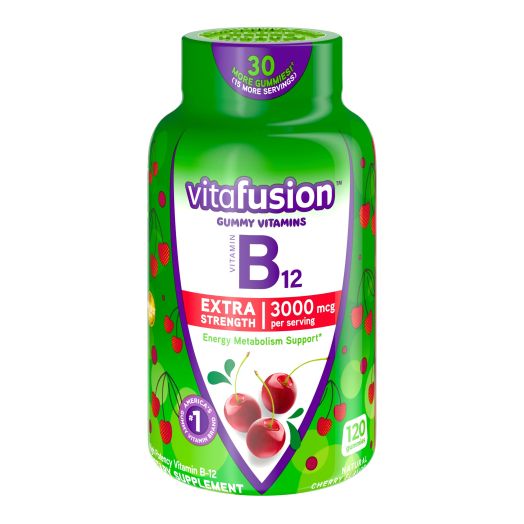 Vitafusion Extra Strength Vitamin B12 Gummies, 120ct