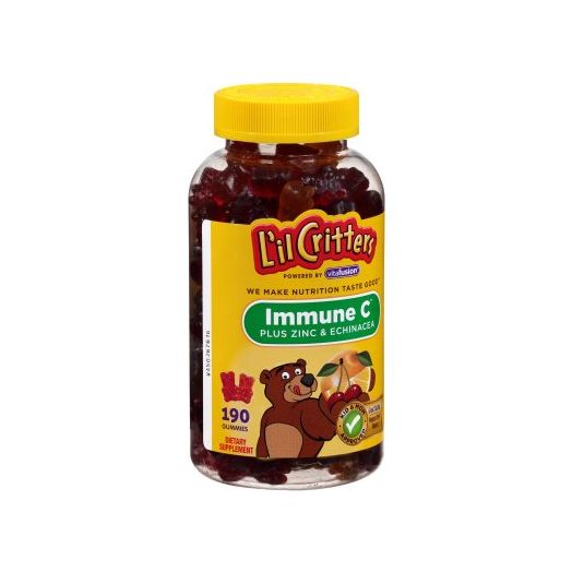 L'il Critters Immune C Vitamin C plus Zinc & Echinacea Gummies, 190 Ct
