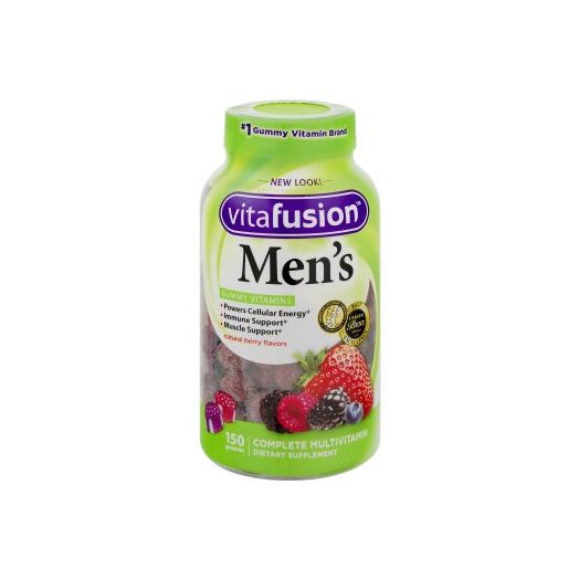 Vitafusion Adult Men's Multivitamin Gummies, Berry, 150 Ct
