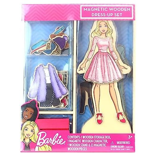 Barbie Magnetic Wooden Dress Up