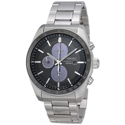 Seiko Men's SSC715 Analog Display Japanese Quartz Silver Watch