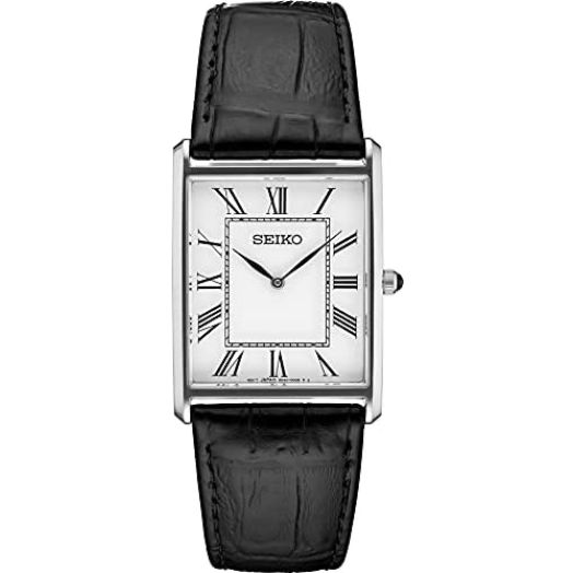 Seiko Mens Essential SS RECT CASE