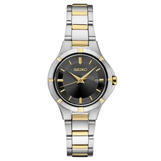 SEIKO Watch for Men - Essentials - Minimalist Dial with Date Calendar, 100m Water-Resistant