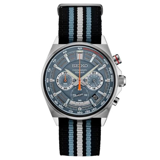 SEIKO SSB347 Watch for Men - Essentials - Quartz Chronograph, Tachymeter