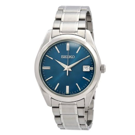 SEIKO Stainless Steel Blue dial Quartz Men's Watch SUR525