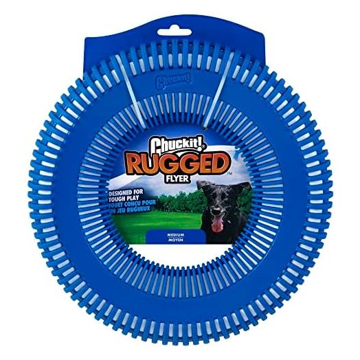 Chuckit! Rugged Flyer Dog Toy, Medium, Assorted Colors