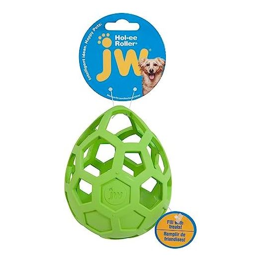 JW Pet Hol-ee Roller Wobbler Dog Chew Puzzle Toy 5 oz