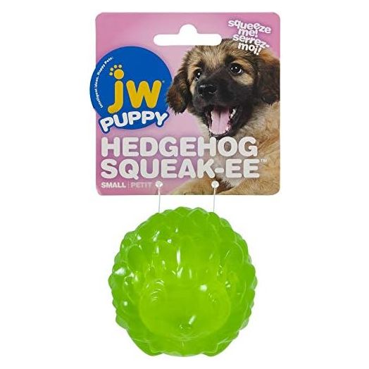 JW Pet Hedgehog Squeak-ee Ball Puppy Toy