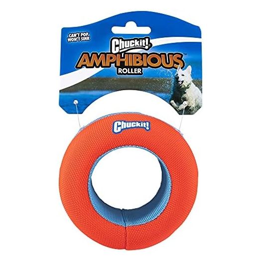 Chuckit! Amphibious Mega Ball or Roller That Floats for Medium and Large Dogs