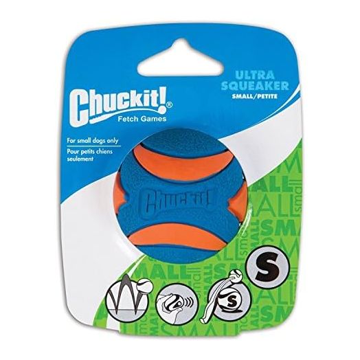 Chuckit! (4 Pack) Ultra Squeaker Ball, Small