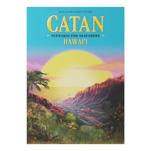 CATAN Hawai'i Scenario Expansion - Tropical Fishing Excursion for CATAN Seafarers! Strategy Game, Family Game for Kids and Adults, Ages 10+, 3-6 Players, 75 Minute Playtime, Made by CATAN Studio