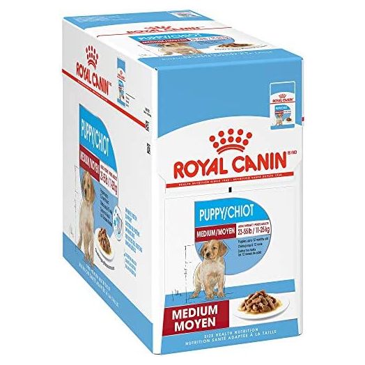 Royal Canin Medium Puppy Wet Dog Food, 4.9 oz cans 10-count