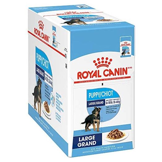 Royal Canin Large Puppy Wet Dog Food, 4.9 oz cans 10-count