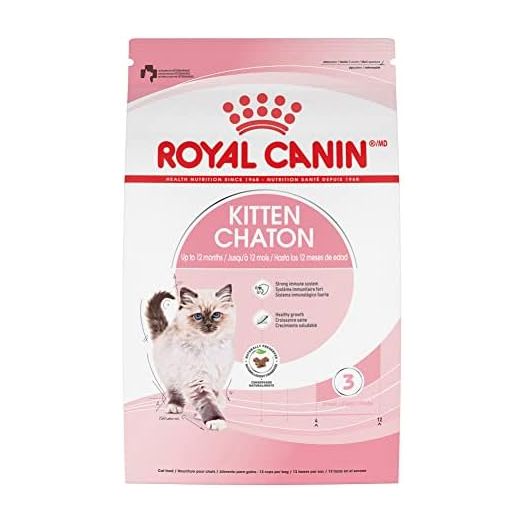 Royal Canin Feline Health Nutrition Dry Kitten Food, Supports Digestive Health, Immune Support and Healthy Energy, 3 lb Bag