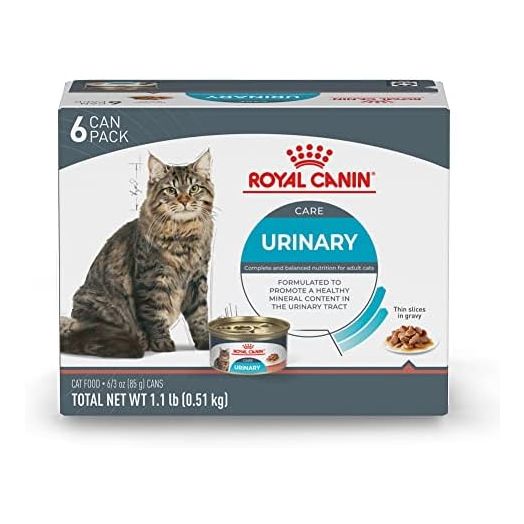 Royal Canin Feline Urinary Care Thin Slices in Gravy Wet Cat Food, 3 oz can (6-pack)