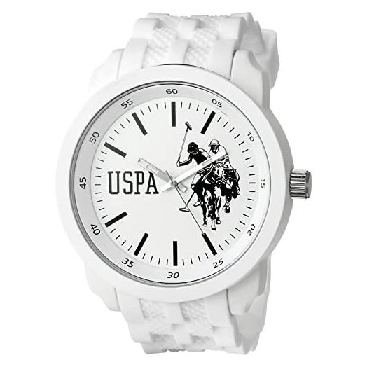 U.S. Polo Assn. Sport Men's USP9035 Analog Display Analog Quartz White Watch