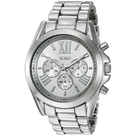 XOXO Women's Quartz Stainless Steel and Alloy Casual Watch, Color:Silver-Toned (Model: XO5842)