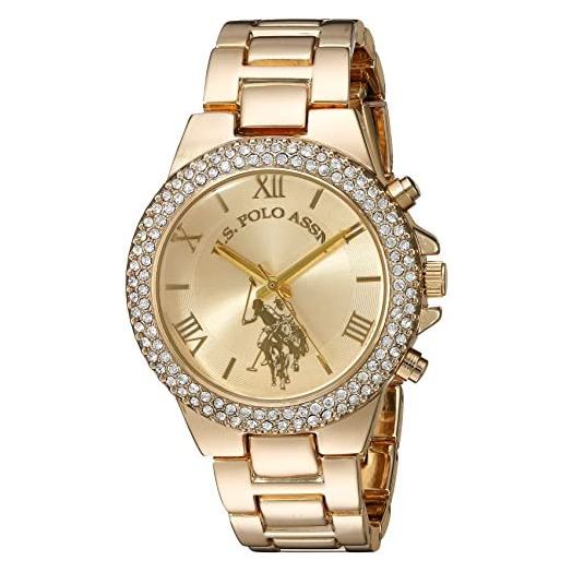 U.S. Polo Assn. Women's usc40032 Analog Display Analog Quartz Gold Watch