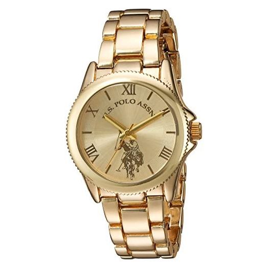 U.S. Polo Assn. Women's USC40043 Analog Display Analog Quartz Gold Watch