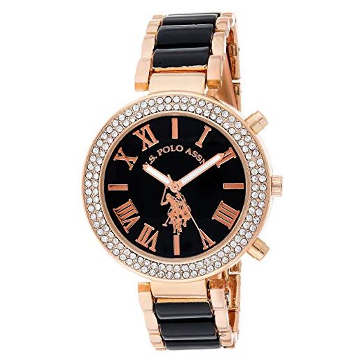 U.S. Polo Assn. Women's USC40090 Rose Gold-Tone Dress Watch