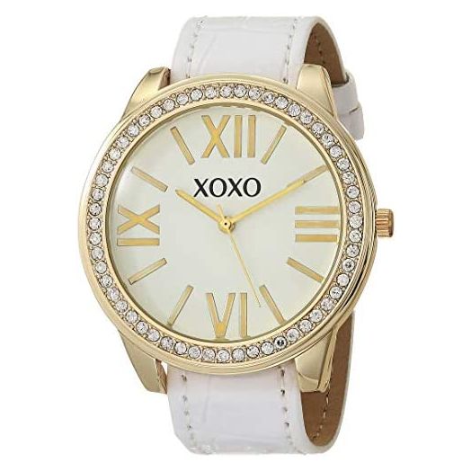 XOXO Women's Analog-Quartz Watch with Seven Faux Leather Interchangeable Watch Bands (Model: XO9148AZ)