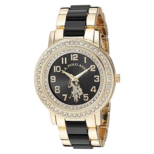 U.S. Polo Assn. Women's Analog-Quartz Watch with Alloy Strap, Gold, 19.7 (Model: USC40229)