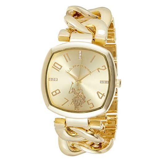 U.S. Polo Assn. Women's USC40250AZ Analog Display Analog Quartz Gold Watch