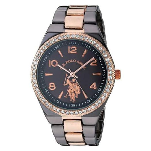 U.S. Polo Assn. Women's Analog Quartz Watch with Alloy Strap, Two Tone, 19 (Model: USC40265AZ)
