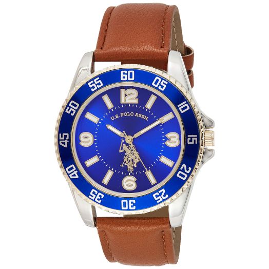 U.S. Polo Assn. Men's USC50479 Analog Display Analog Quartz Brown Watch