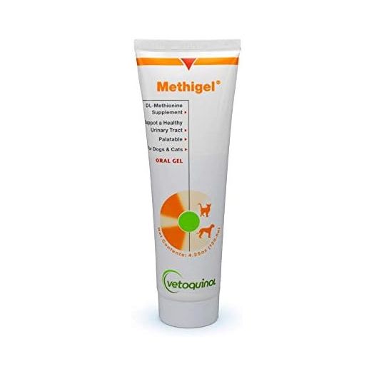Vetoquinol Methigel Urinary Acidifier to Promote Urinary and Bladder Health for Dogs & Cats