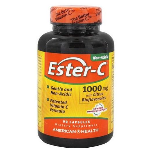 American Health, Ester C with Citrus 1000Mg Bioflavanoids, 90 CP (Pack of 3)