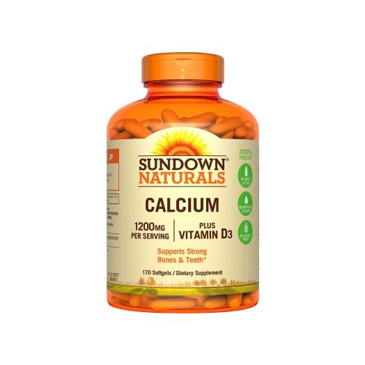 Sundown Naturals Liquid-Filled Calcium 1200 mg - 170 CT