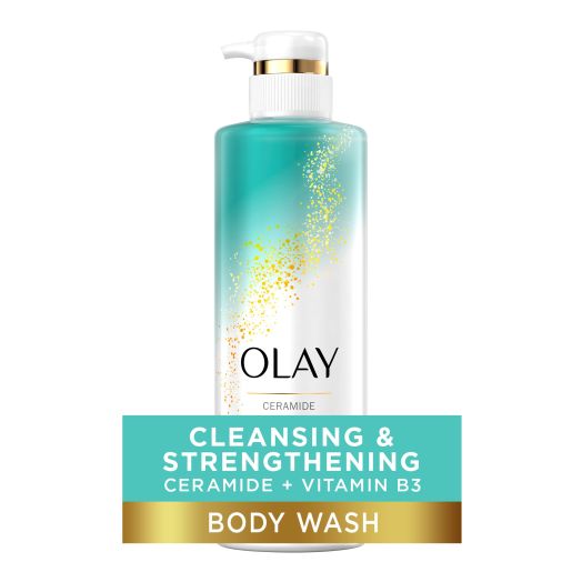 Olay Cleansing & Strengthening Body Wash with Ceramide and Vitamin B3 Complex, 17.9 fl oz