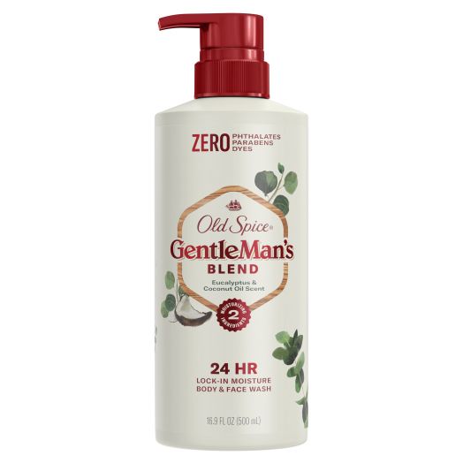 Old Spice Men's Body Wash GentleMan's Blend Eucalyptus and Coconut Oil, 16.9 oz