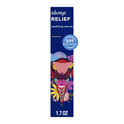 Always RELIEF Soothing Serum for Intimate Skin, Fragrance-Free, 50 ml