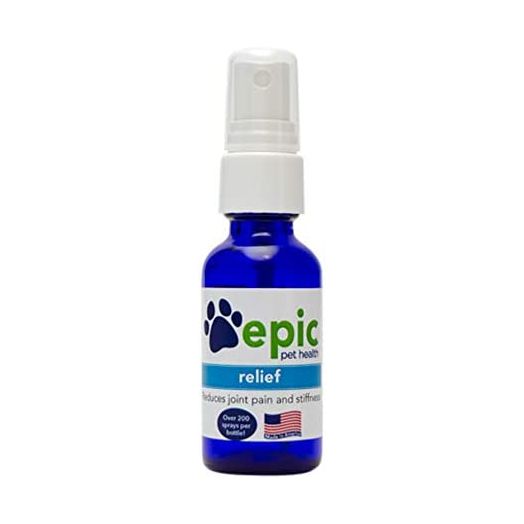 Relief - All Natural Liquid Supplement to Help Your Pet’s Pain – Spray Directly on Body, Food & Water for Fastest Results - (Spray, 1 Ounce)