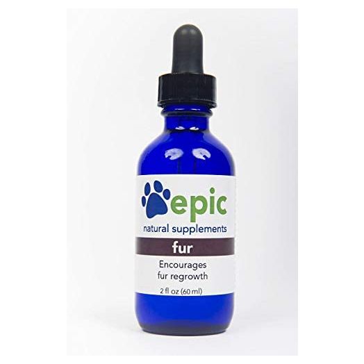 Fur - All Natural Liquid Supplement for Faster Hair Regrowth Due to Surgery or Illness - Apply Directly to Body and Put in Food & Water for Fastest Results - Multivitamin (Dropper, 2 Ounce)