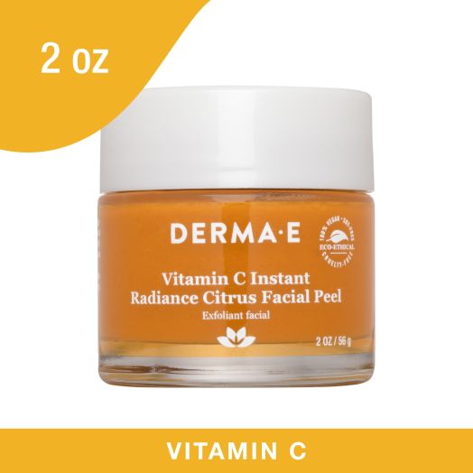 Derma E Vitamin C Instant Radiance Citrus Facial Peel, 2 oz